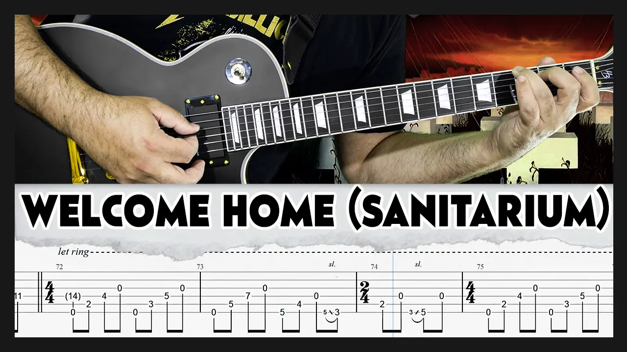 Welcome Home Sanitarium - Guitar Tutorial